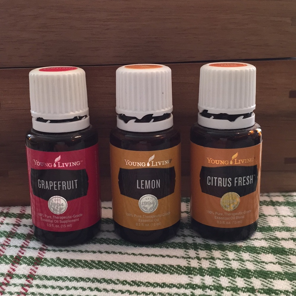 Young Living Trio: Lemon, Grapefruit, Citrus Fresh